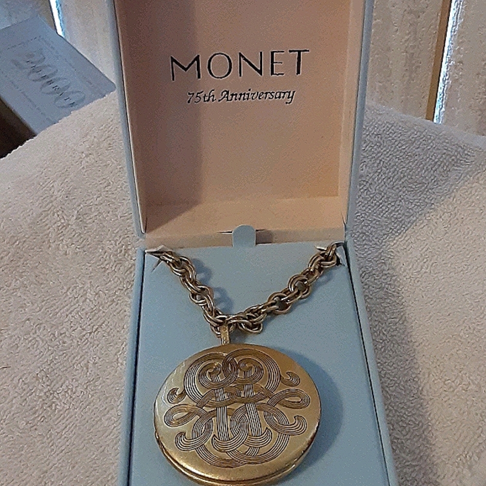 Monet 75th Anniversary Locket Pendant